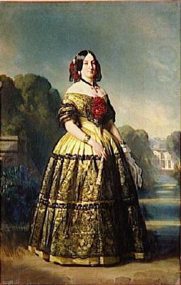 Franz Xaver Winterhalter Portrait of Luisa Fernanda of Spain oil painting picture